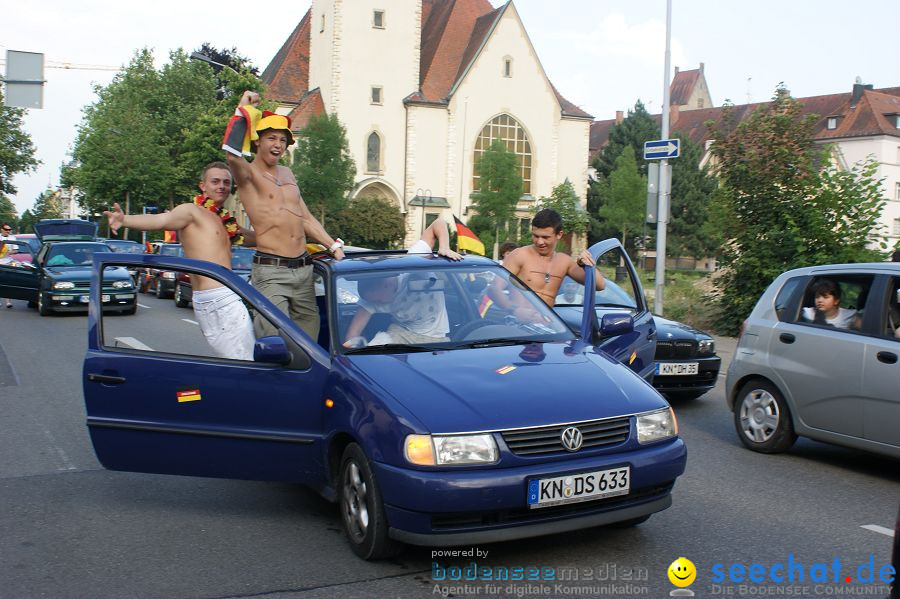 WM-2010: Deutschland-Argentinien (4:0): Singen, 03.07.2010