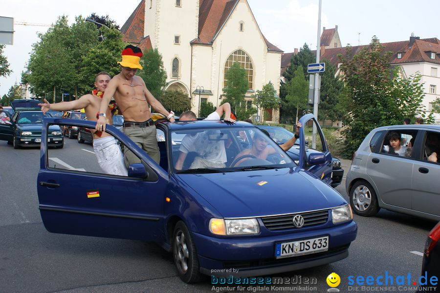 WM-2010: Deutschland-Argentinien (4:0): Singen, 03.07.2010