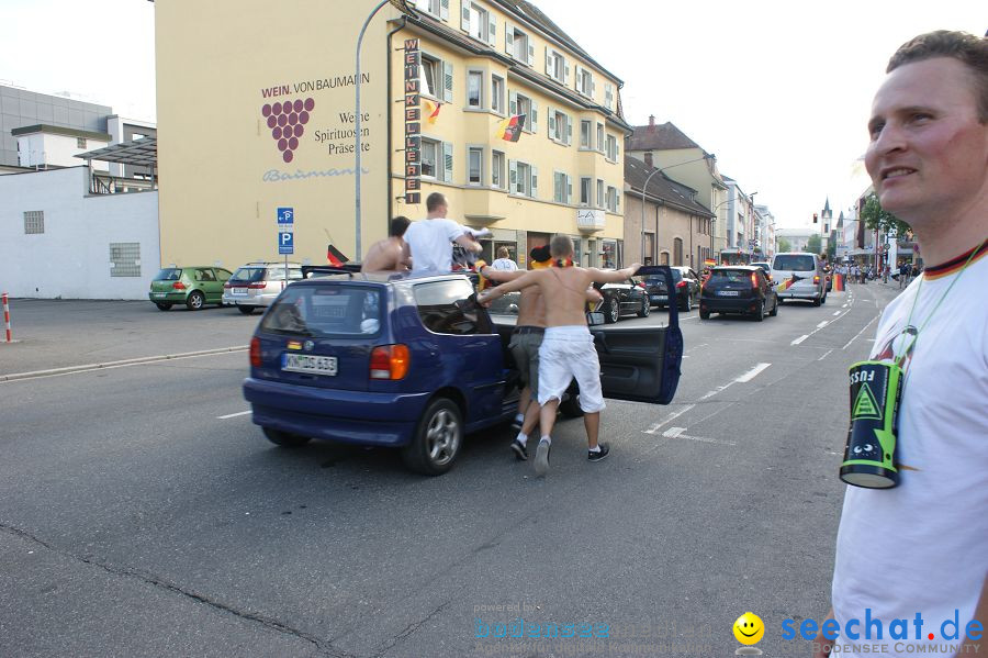 WM-2010: Deutschland-Argentinien (4:0): Singen, 03.07.2010