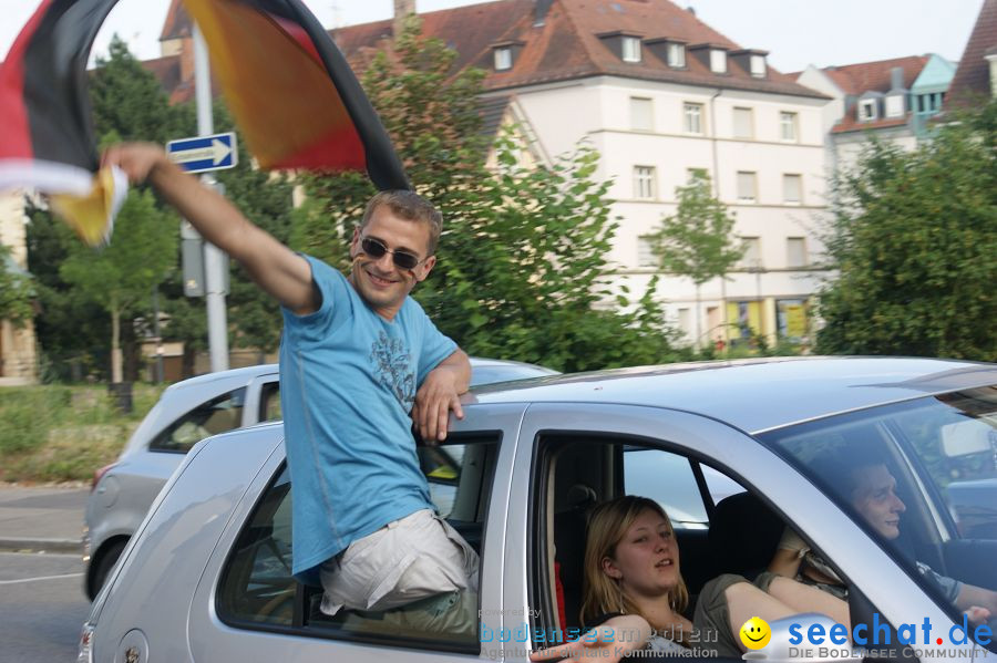 WM-2010: Deutschland-Argentinien (4:0): Singen, 03.07.2010