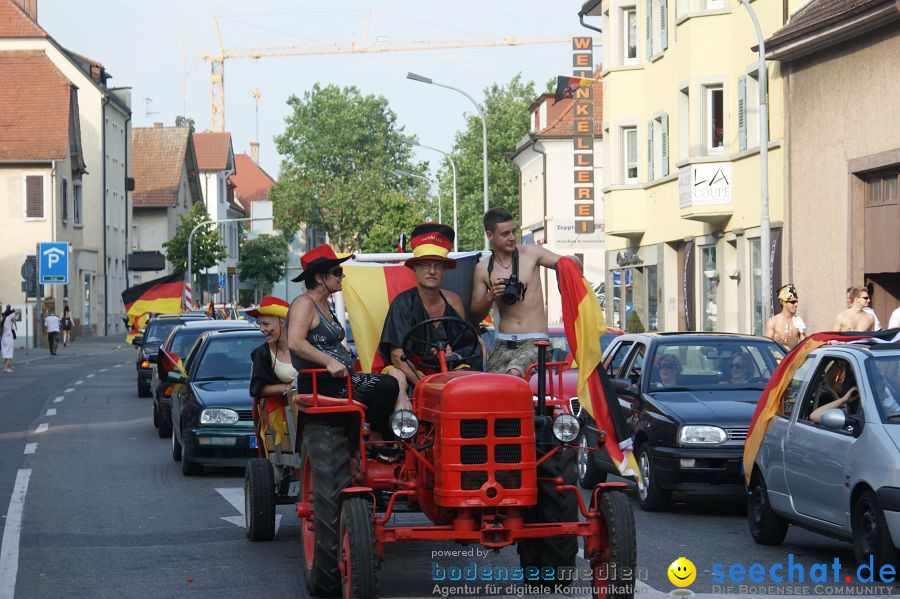 WM-2010: Deutschland-Argentinien (4:0): Singen, 03.07.2010