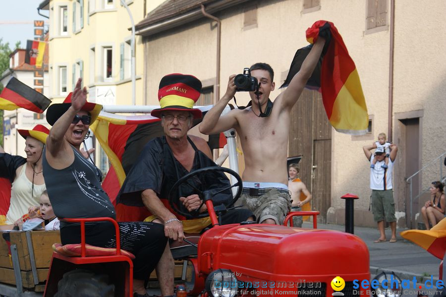 WM-2010: Deutschland-Argentinien (4:0): Singen, 03.07.2010