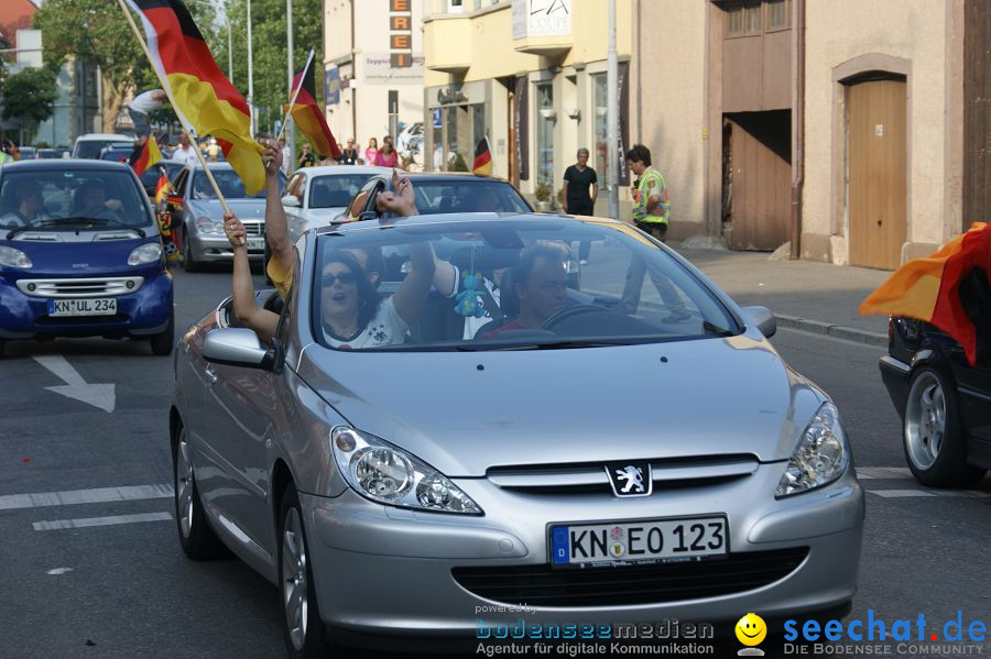 WM-2010: Deutschland-Argentinien (4:0): Singen, 03.07.2010