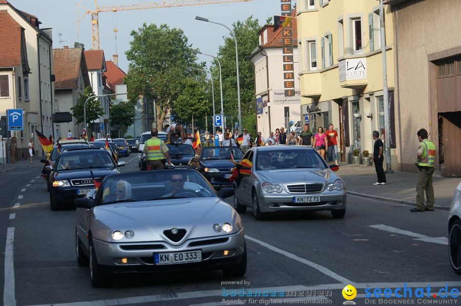 WM-2010: Deutschland-Argentinien (4:0): Singen, 03.07.2010