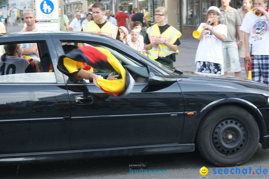 WM-2010: Deutschland-Argentinien (4:0): Singen, 03.07.2010