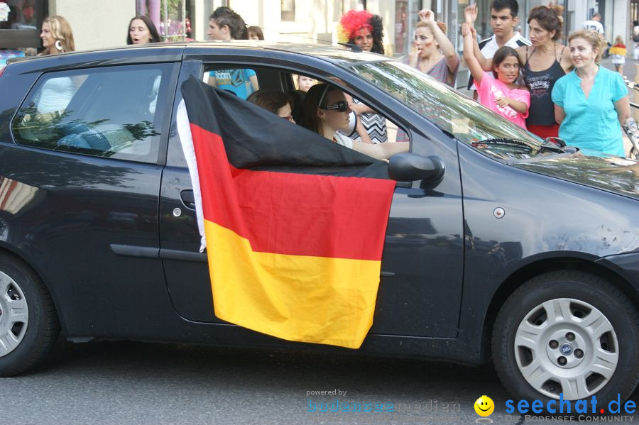 WM-2010: Deutschland-Argentinien (4:0): Singen, 03.07.2010