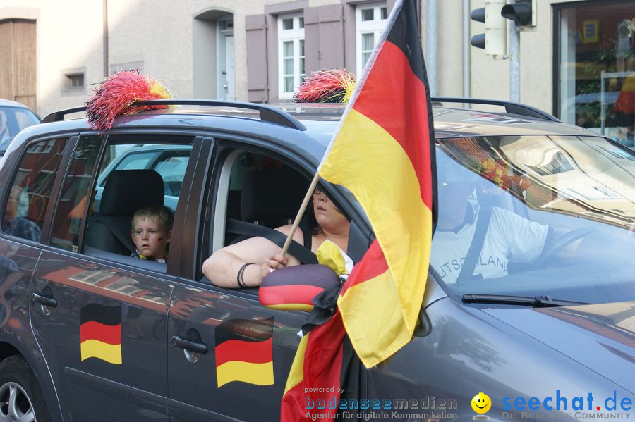 WM-2010: Deutschland-Argentinien (4:0): Singen, 03.07.2010