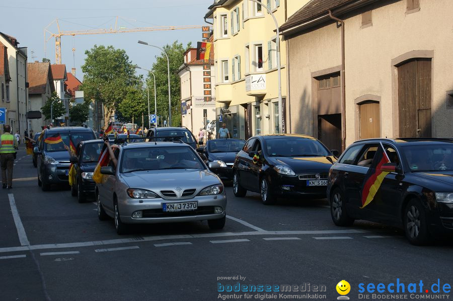 WM-2010: Deutschland-Argentinien (4:0): Singen, 03.07.2010