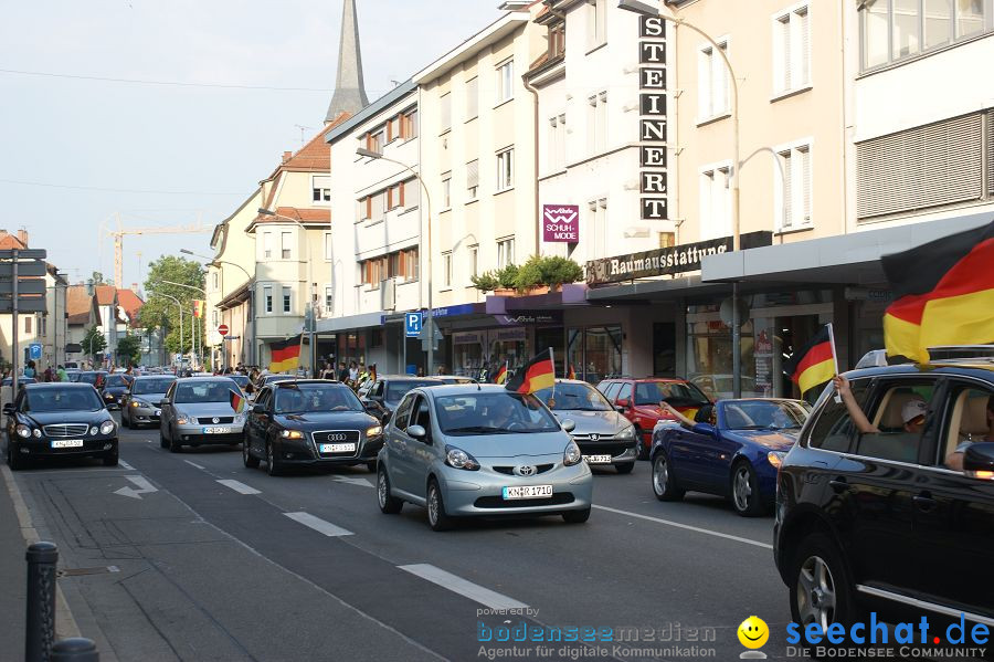 WM-2010: Deutschland-Argentinien (4:0): Singen, 03.07.2010