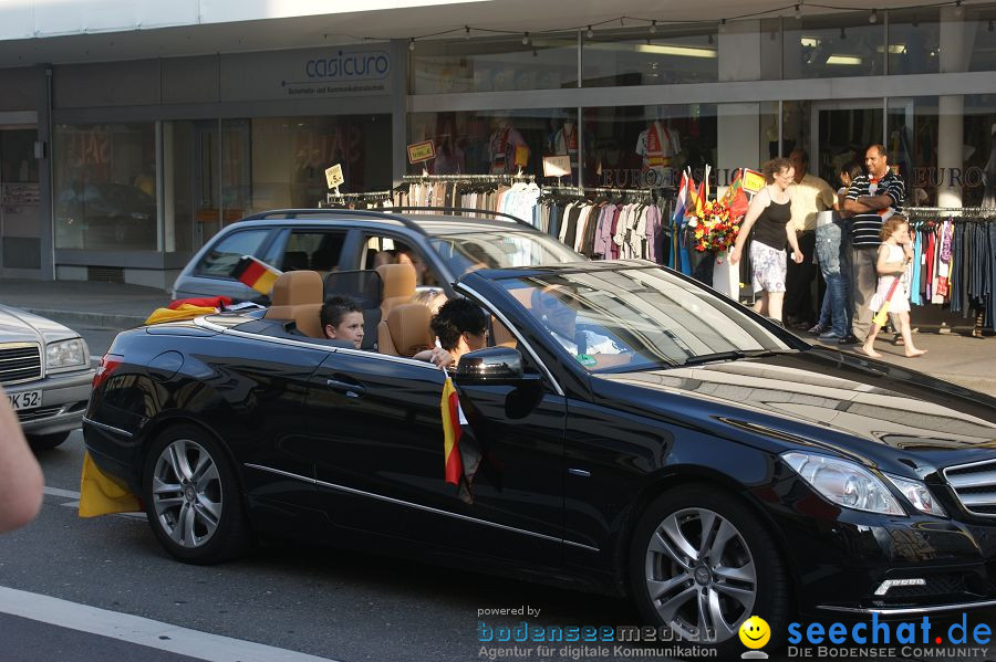 WM-2010: Deutschland-Argentinien (4:0): Singen, 03.07.2010