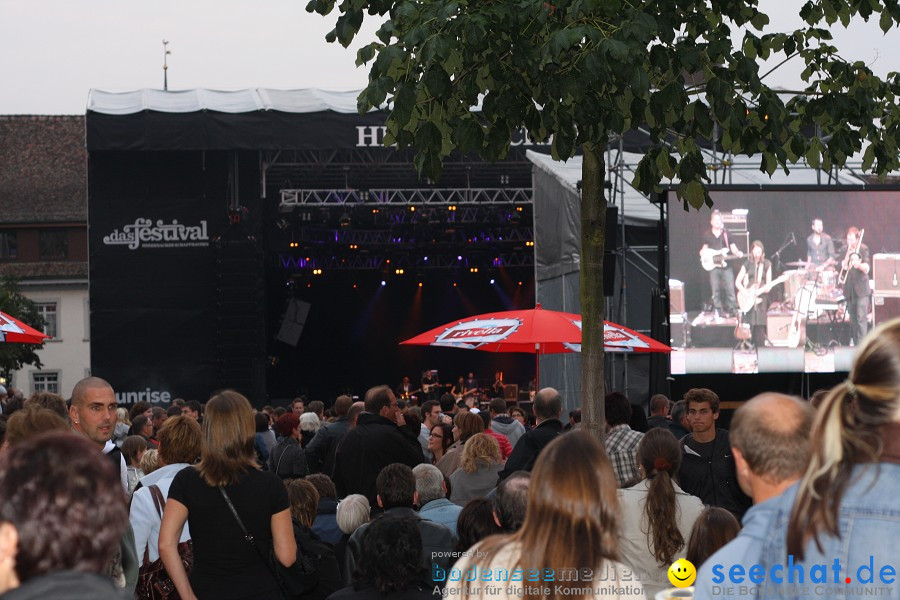 das festival 2010 mit Sophie Hunger und Stephan Eicher: Schaffhausen, 06.08