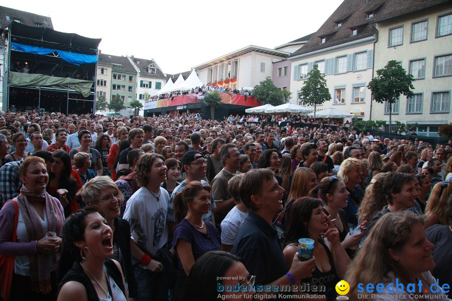 das festival 2010 mit Grand Avenue und Simple Minds: Schaffhausen, 07.08.20