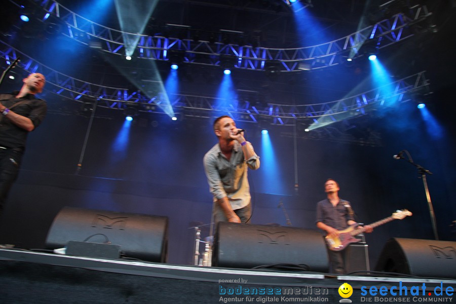 das festival 2010 mit Grand Avenue und Simple Minds: Schaffhausen, 07.08.20