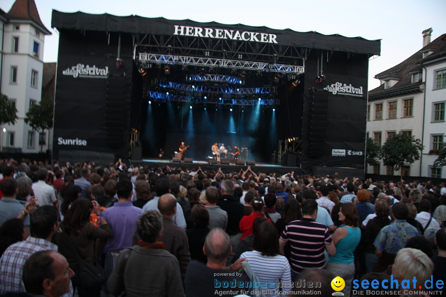 das festival 2010 mit Grand Avenue und Simple Minds: Schaffhausen, 07.08.20