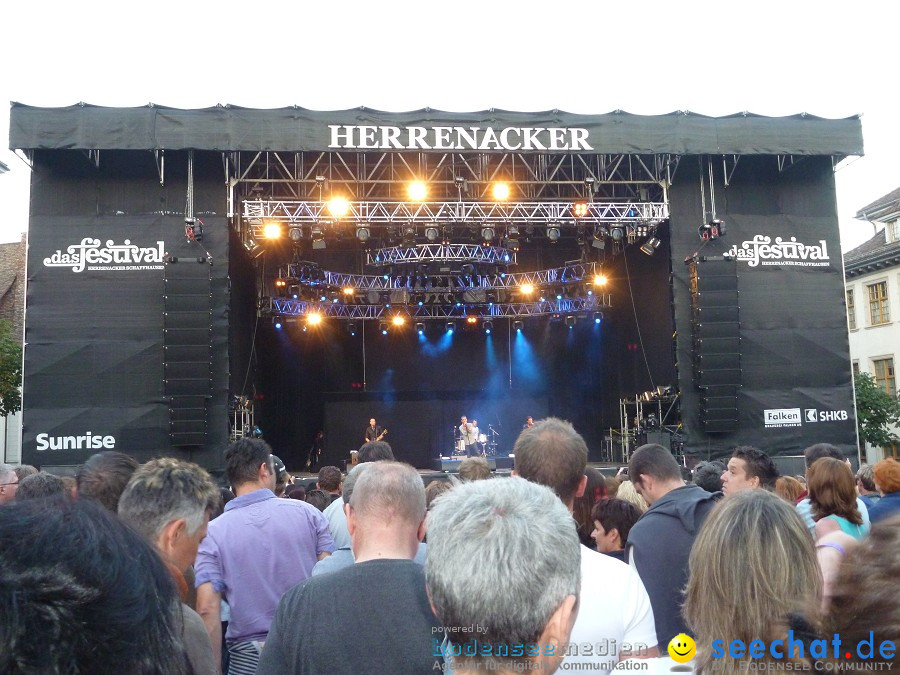 das festival 2010 mit Grand Avenue und Simple Minds: Schaffhausen, 07.08.20