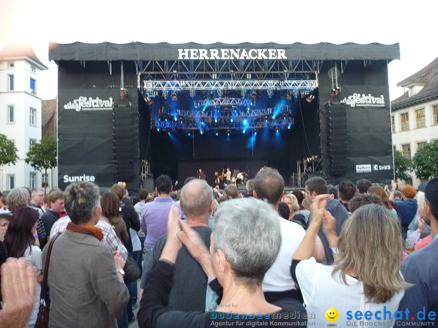 das festival 2010 mit Grand Avenue und Simple Minds: Schaffhausen, 07.08.20