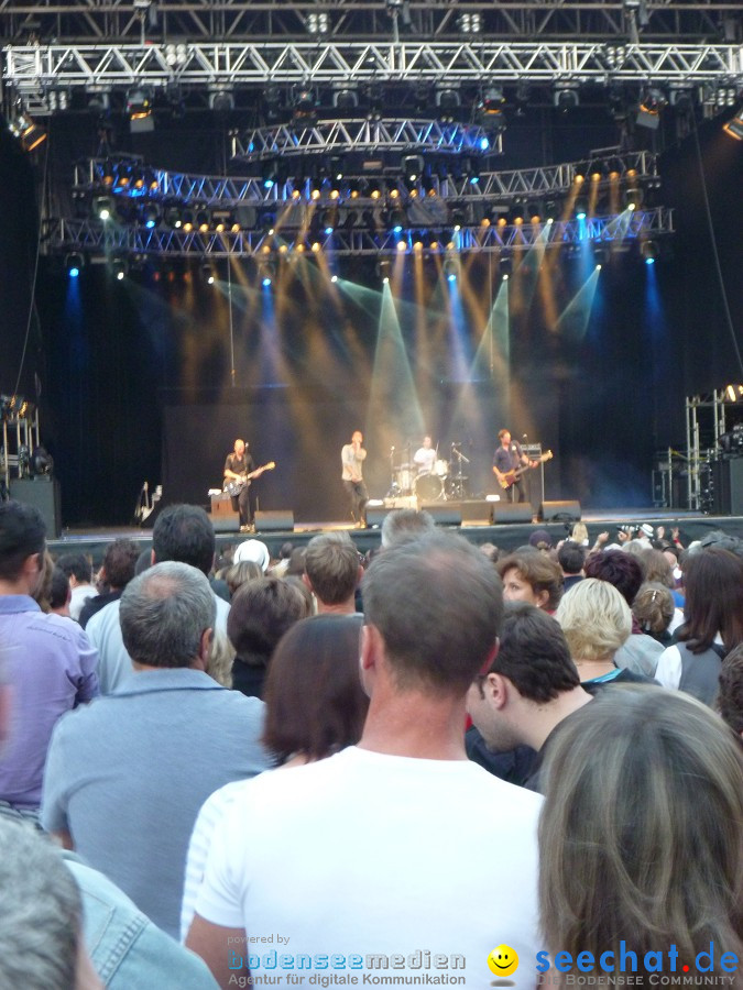 das festival 2010 mit Grand Avenue und Simple Minds: Schaffhausen, 07.08.20