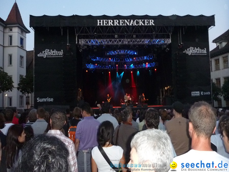 das festival 2010 mit Grand Avenue und Simple Minds: Schaffhausen, 07.08.20