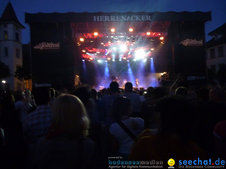 das festival 2010 mit Grand Avenue und Simple Minds: Schaffhausen, 07.08.20