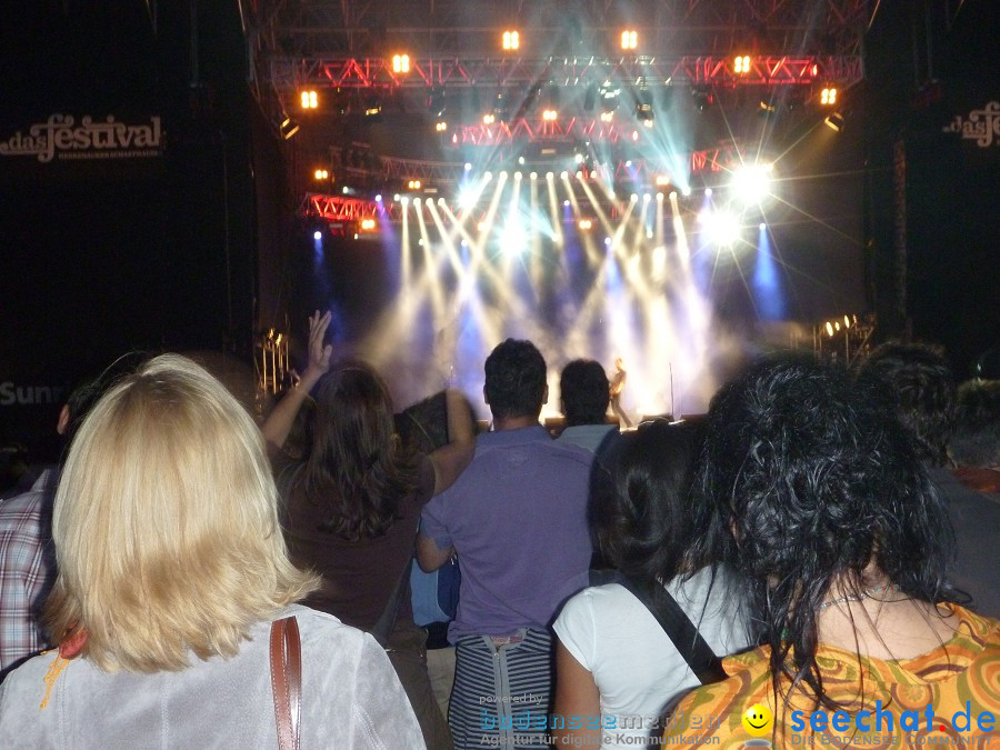 das festival 2010 mit Grand Avenue und Simple Minds: Schaffhausen, 07.08.20