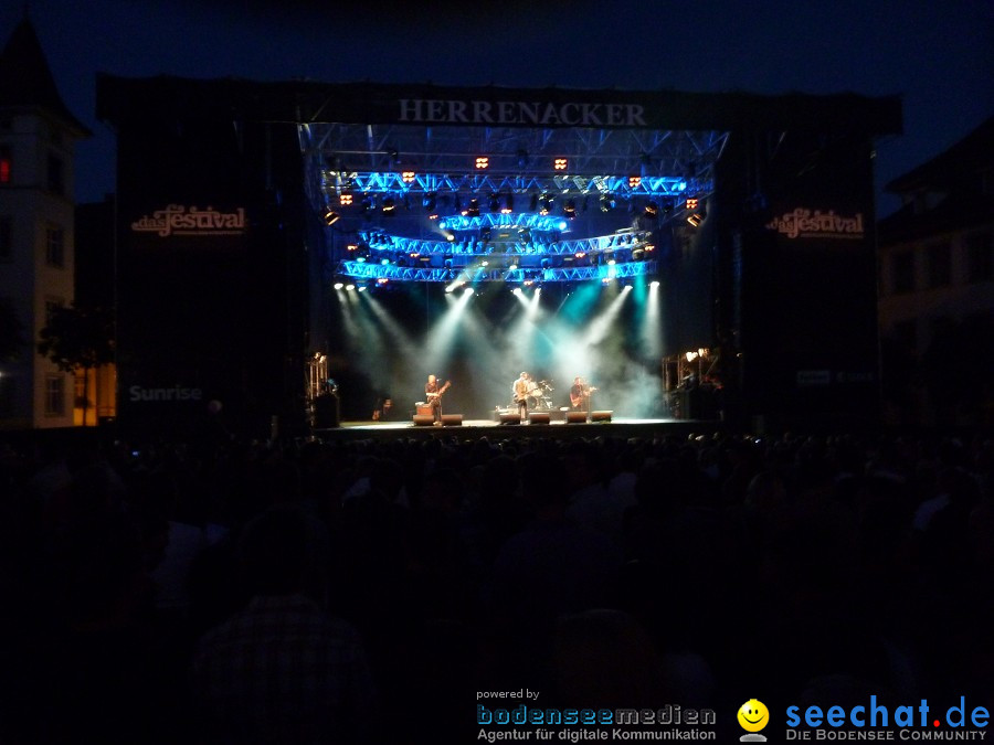 das festival 2010 mit Grand Avenue und Simple Minds: Schaffhausen, 07.08.20