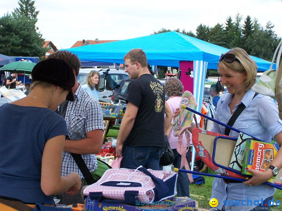 Flohmarkt 2010: Oggelshausen, 07.08.2010