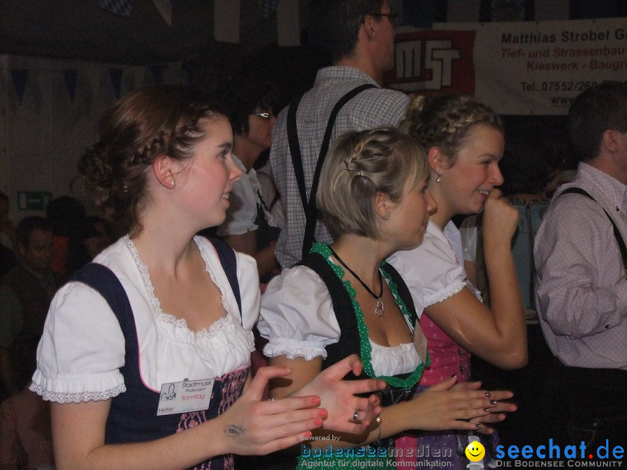 Oktoberfest der Stadtmusik 2010: Pfullendorf, 09.10.2010