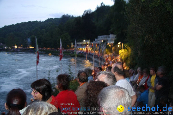 Rheinfallfeuerwerk 2008