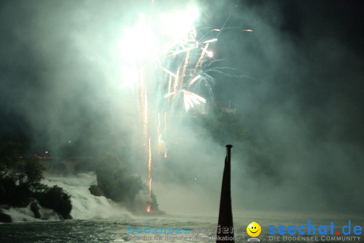 Rheinfallfeuerwerk 2008