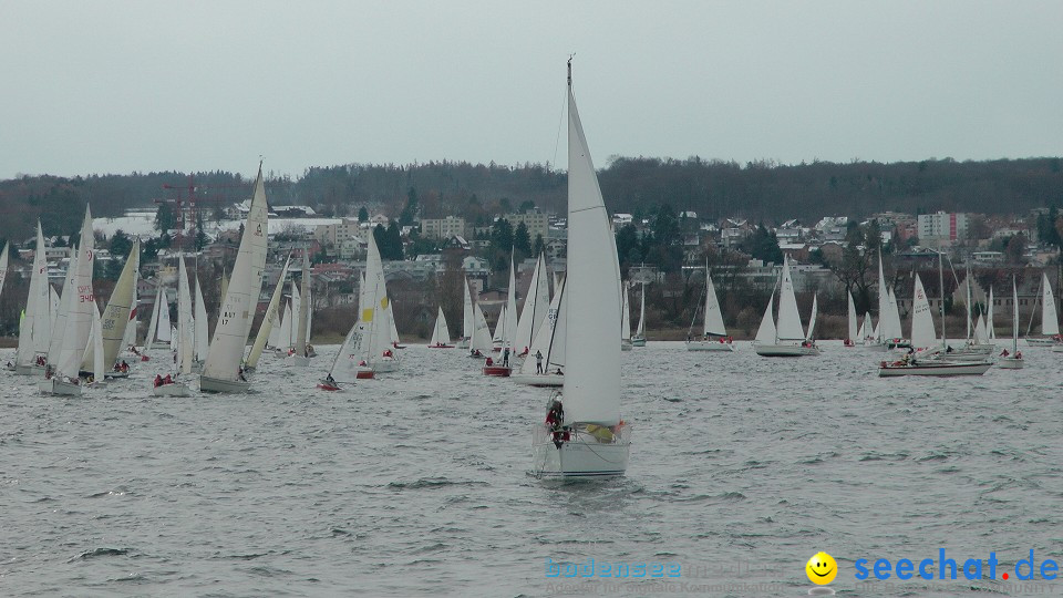 Die Eiserne - Letzte Segelregatta des Jahres: Konstanz am Bodensee, 27.11.2