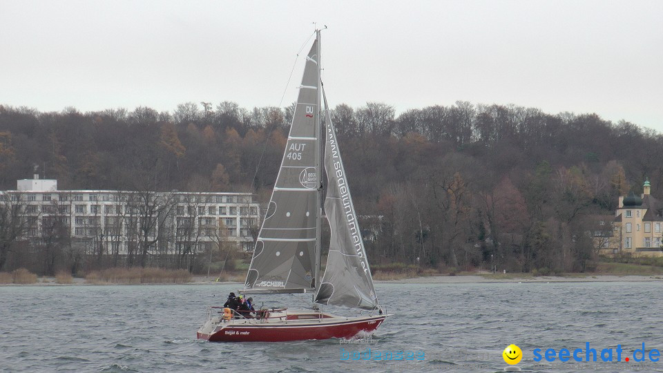 Die Eiserne - Letzte Segelregatta des Jahres: Konstanz am Bodensee, 27.11.2