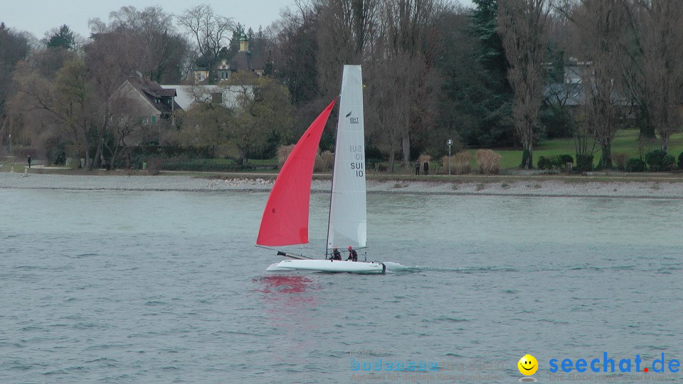 Die Eiserne - Letzte Segelregatta des Jahres: Konstanz am Bodensee, 27.11.2