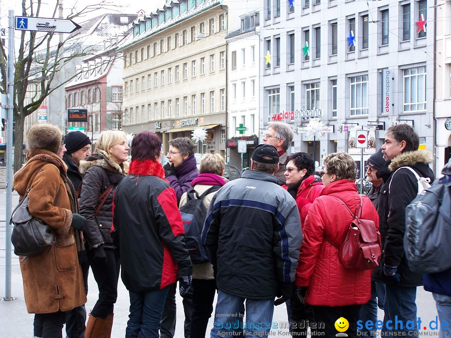 Weihnachtsmarkt mit Konzert: Basel - Schweiz, 19.12.2010