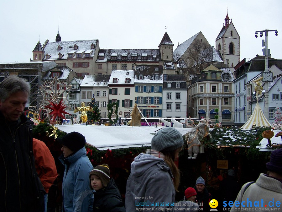 Weihnachtsmarkt mit Konzert: Basel - Schweiz, 19.12.2010