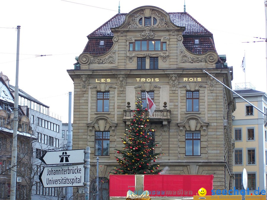 Weihnachtsmarkt mit Konzert: Basel - Schweiz, 19.12.2010