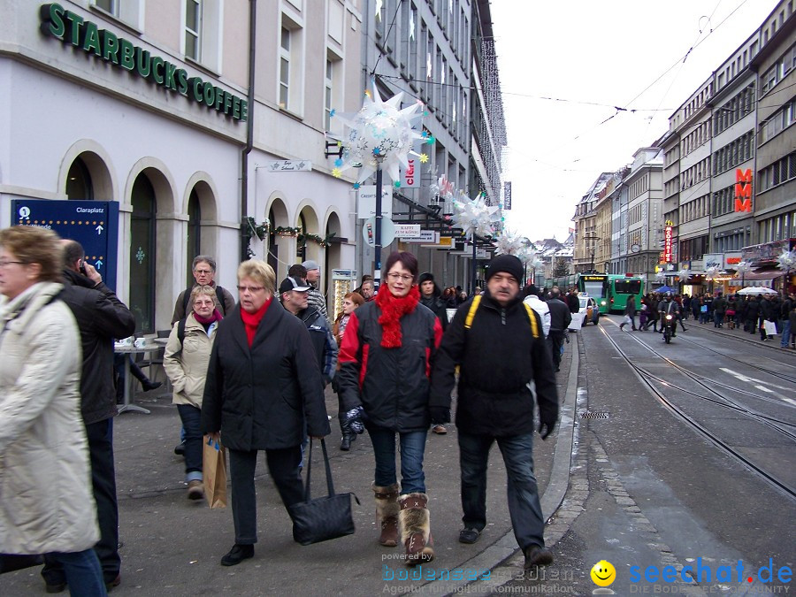 Weihnachtsmarkt mit Konzert: Basel - Schweiz, 19.12.2010