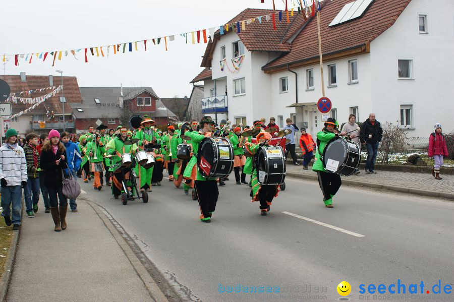 Narrenbaumstellen: Orsingen am Bodensee, 29.01.2011