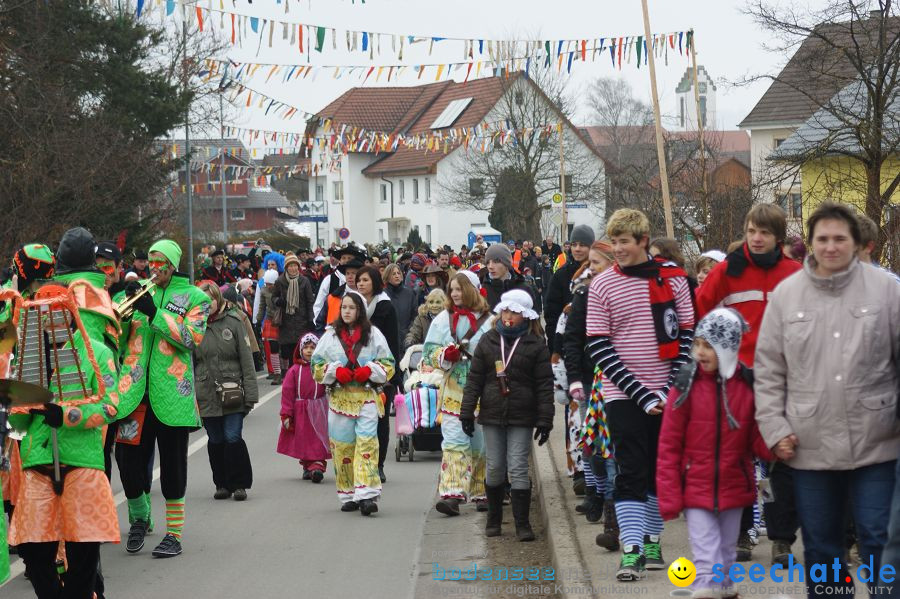 Narrenbaumstellen: Orsingen am Bodensee, 29.01.2011