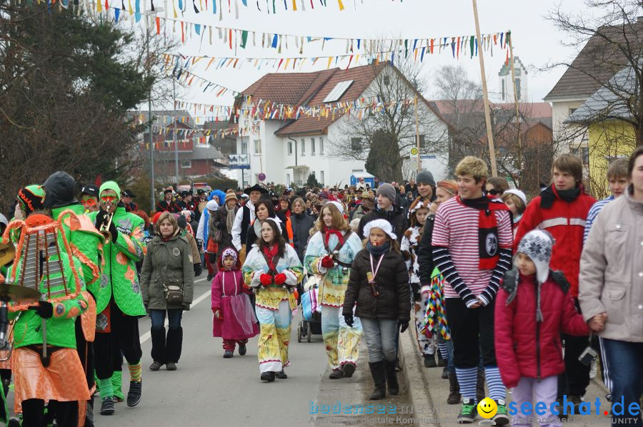 Narrenbaumstellen: Orsingen am Bodensee, 29.01.2011