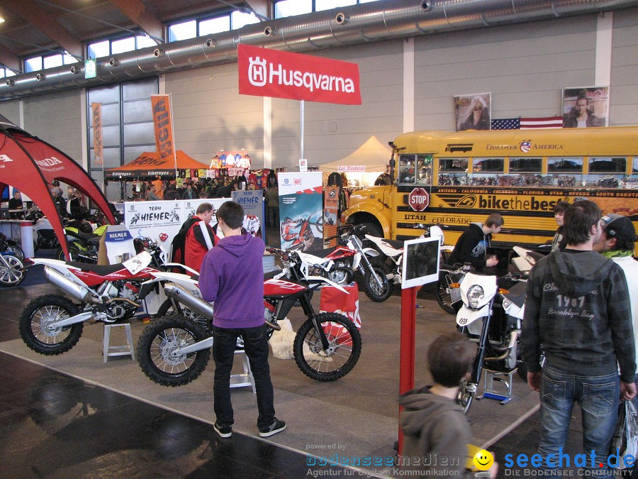 Motorradwelt Bodensee 2011 Messe in Friedrichshafen, 28.01.2011