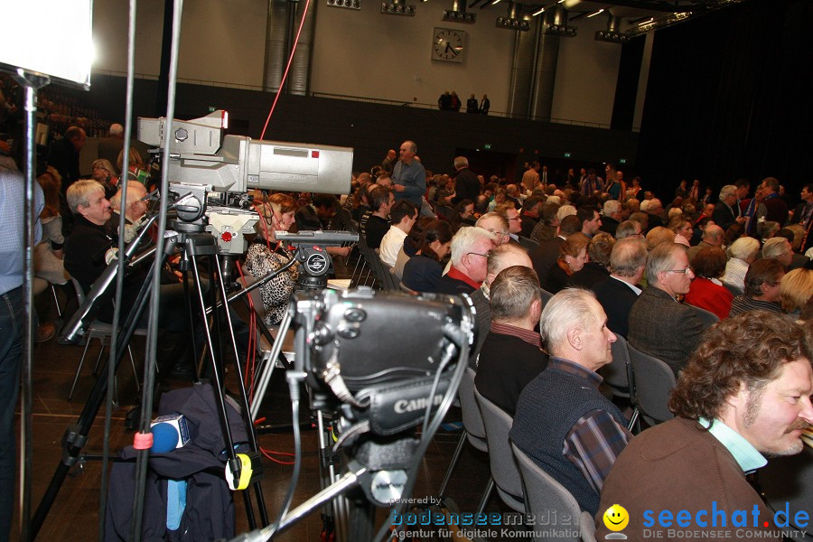 Kanzlerin Angela Merkel - CDU Wahlkampf: Ravensburg, 14.02.2011