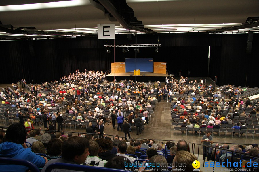 Kanzlerin Angela Merkel - CDU Wahlkampf: Ravensburg, 14.02.2011