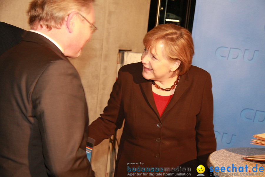 Kanzlerin Angela Merkel - CDU Wahlkampf: Ravensburg, 14.02.2011