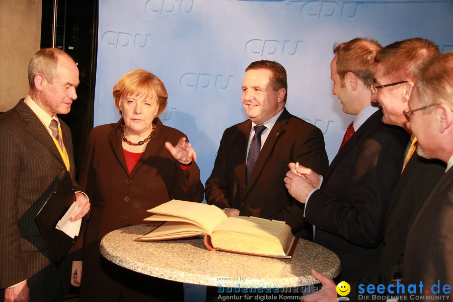 Kanzlerin Angela Merkel - CDU Wahlkampf: Ravensburg, 14.02.2011