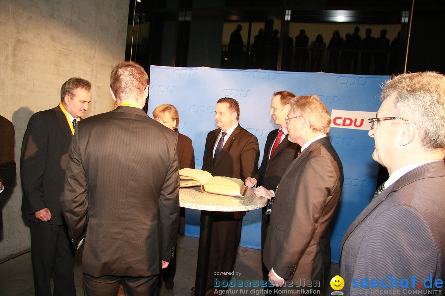 Kanzlerin Angela Merkel - CDU Wahlkampf: Ravensburg, 14.02.2011