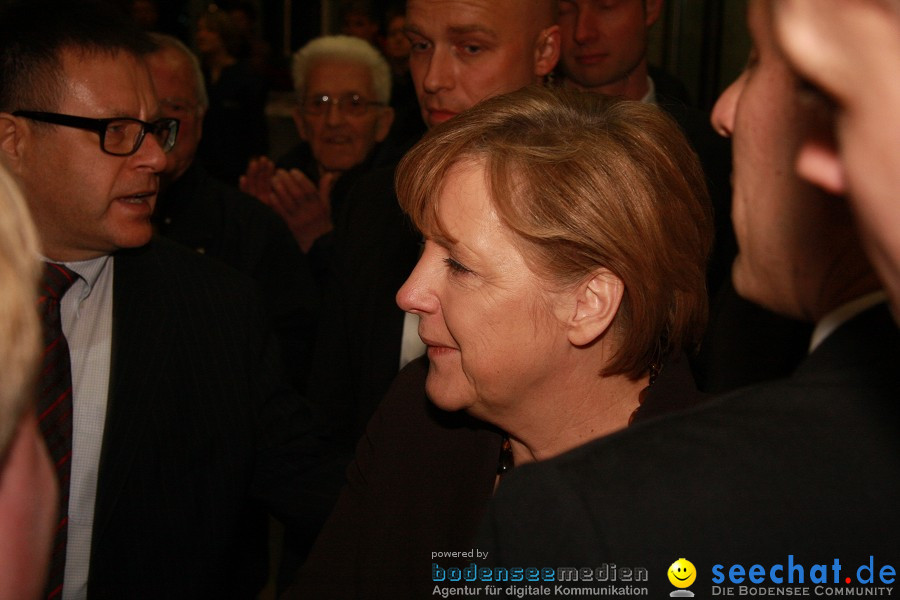 Kanzlerin Angela Merkel - CDU Wahlkampf: Ravensburg, 14.02.2011