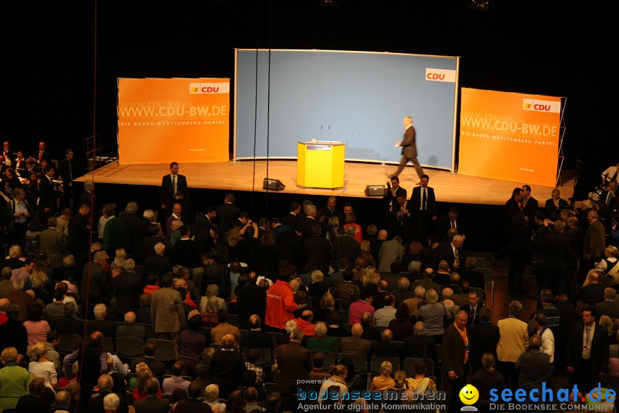 Kanzlerin Angela Merkel - CDU Wahlkampf: Ravensburg, 14.02.2011