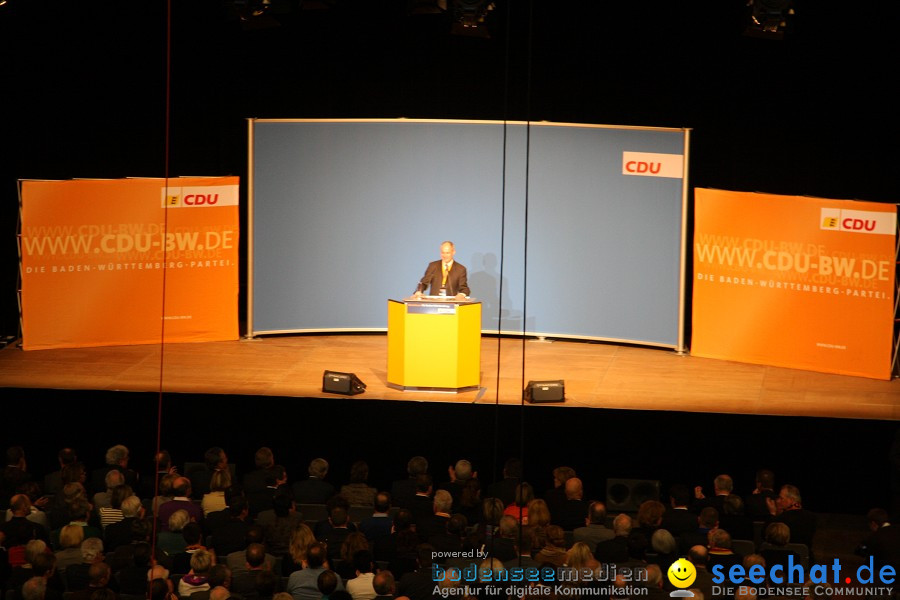 Kanzlerin Angela Merkel - CDU Wahlkampf: Ravensburg, 14.02.2011