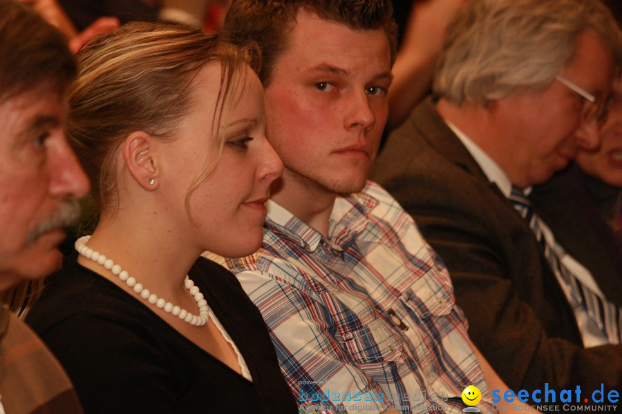 Kanzlerin Angela Merkel - CDU Wahlkampf: Ravensburg, 14.02.2011