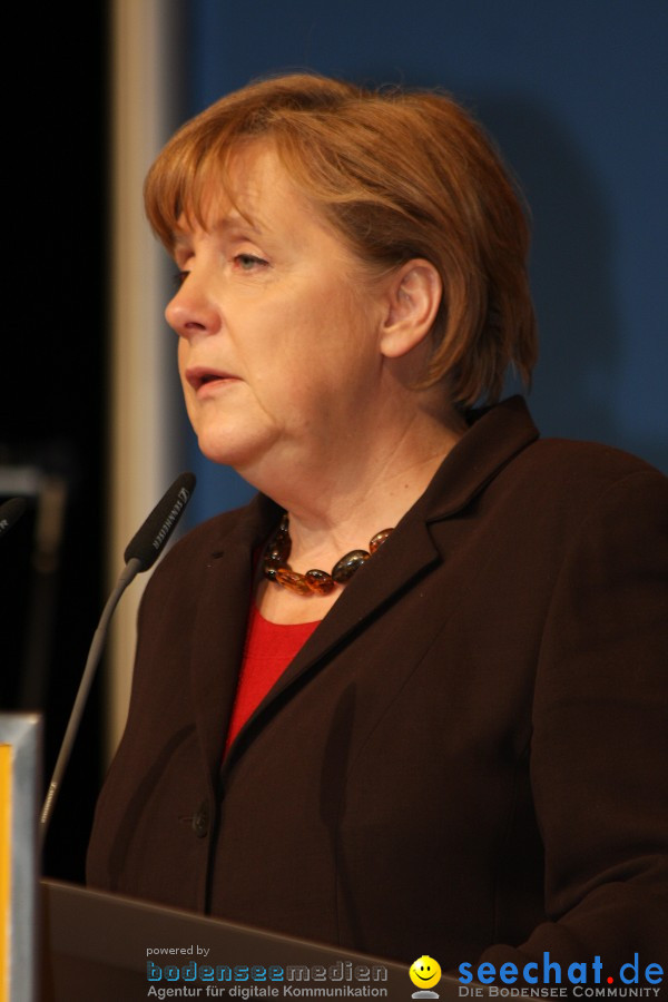 Kanzlerin Angela Merkel - CDU Wahlkampf: Ravensburg, 14.02.2011